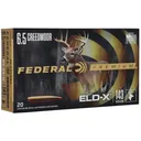 Federal Premium ELD-X Rifle Ammo 6.5 Creedmoor 143 gr 2700 fps 20/ct - Federal
