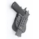 Fobus Evolution Series Paddle Holster For Springfield 1911 w/ Rail in Black Right Hand - Fobus