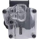 Bulldog Max Multi-Fit Polymer Holster w/ Paddle-Transparent Clear RH - Bulldog Cases