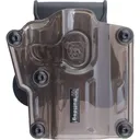 Bulldog Max Multi-Fit Polymer Holster w/ Paddle-Transparent Smoke Brown RH - Bulldog Cases