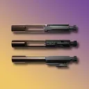 Q AR-15 Bolt Carrier Group Stainless Steel Black Nitride Scar Cut 2-Piece - Q
