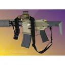 Q G-Sling Sling Black Multicam with Sling Devil Attachments - Q