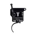 Triggertech Rem Model 7 Special Single Stage Trigger 1.0-3.5 lbs Curved Black - Triggertech