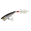 Rebel Magnum Pop-R Silver/Black - Rebel-Lures