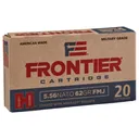 Hornady Frontier NATO Rifle Ammunition 5.56mm 62 gr FMJ 3060 fps 150/ct (Oriented) - Frontier