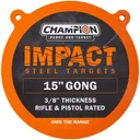 Champion Impact Steel Gong Target 15" Round - Champion Target