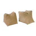 Champion Sandbag Pair Front and Rear Tan Suede - Champion