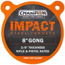 Champion Impact Steel Gong Target 8" Round - Champion Target