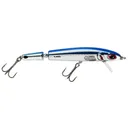 Bomber Jointed Wake Minnow Chrome/Blue Back - Natchez Shooting & Outdoors