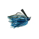 Strike King P. ProModel Jig 3/8oz Black/Blue Accent - Natchez Shooting & Outdoors
