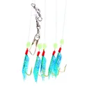 EA Lazer Bait Rig #8 BlueWings Grn Bead/Gold - Ea-Products