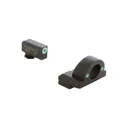 Ameriglo Tritium Ghost Ring Handgun Sight for Glock 42/43/43x/48 Green Rear Green with White Front - Ameriglo