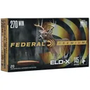 Federal Premium ELD-X Rifle Ammunition .270 Win 145gr PT 2890 fps 20/ct - Federal