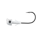 Fish Head V-Lock Swimbait Head Lure 1/8 oz Pearl White 3/ct - Fish-Head-Lures