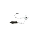SHL Stand-Up Fish Head Spin 3/8 oz - Pearl White - Fish-Head-Lures
