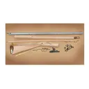 Traditions Black Powder Kentucky Rifle Build-It-Yourself Kit Select Raw Hardwood .50 Cal 33.5" White Barrel - Traditions Firearms
