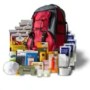 Wise Five Day Emergency Survival Kit Backpack For One Person-32 Servings Red - Wise-Company