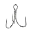 Owner STX58 Treble Hook Size 1/0  Chrome 6pk - Owner-Hooks