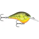 Rapala Dives-To 6 Crankbait 2" 3/8 oz Chartreuse Rootbeer Crawdad - Rapala-Lures