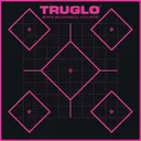 TRUGLO TRU-SEE Self Adhesive Targets - Handgun 12x18 Pink 6 Pack - Truglo