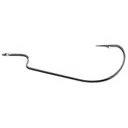 Owner Oversize Worm Size 7/0  Black Chrome 5pk - Owner-Hooks