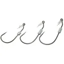 Owner Weighted Twistlock Size 4/0  1/8 oz  3pk - Owner-Hooks