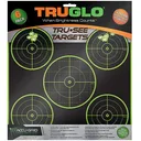 Truglo Tru-See Splatter Target 5 Bullseye 12x12 6/ct - Truglo