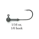 Keitech Tungsten Super Round Jig Head 1/16 oz 1/0 4pk - Keitech-Swimbaits