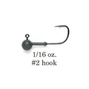 Keitech Tungsten Super Round Jig Head 1/16 oz #2 4pk - Keitech-Swimbaits