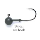 Keitech Tungsten Super Round Jig Head 1/4 oz 2/0 3pk - Keitech-Swimbaits