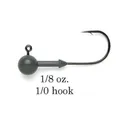 Keitech Tungsten Super Round Jig Head 1/8 oz 1/0 3pk - Keitech-Swimbaits