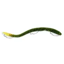 IKE-CON 6 1/4'' Weedless Candy Watermelon/FC Tail - Ike-Con-Products