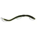 IKE-CON 6 1/4'' Weedless Green Pumpkin/White Tail - Ike-Con-Products