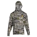 Browning Hooded Long Sleeve Tech Shirt Ovix Camo S - Browning-Clothing