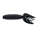 Yamamoto 4'' Fat Boy IKA Black Blue Glitter - 10pk - Gary-Yamamoto-Lures