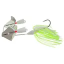 Accent Double Buzz Bait 1/4 Fl Chartreuse White - Accent-Fishing-Products