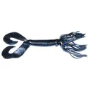 Chompers 4'' Skirted Twin Tail Black Blue Flake 10pk - Chompers-Baits