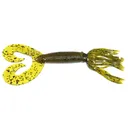 Chompers 5'' Skirted Twin Tail Green Pumpkin 10pk - Chompers-Baits