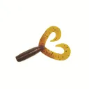 Yamamoto 5'' Double-Tail Gru Dark Pumpkin w/Black 20pk - Gary-Yamamoto-Lures