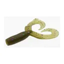 Yamamoto 5'' Double-Tail Gru Green Pump w/Grn & Purp 20pk - Gary-Yamamoto-Lures