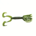 Yamamoto 4'' DT Hula Grub Watermelon w/Black Glit 10pk - Gary-Yamamoto-Lures
