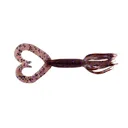 Yamamoto 4'' DT Hula Grub Cinnamon/Blk Purp - 10pk - Gary-Yamamoto-Lures