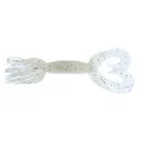 Yamamoto 5'' DT Hula Grub Blue Pearl Silver - 10pk - Gary-Yamamoto-Lures