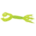Yamamoto 5'' DT Hula Grub Chart Black Glitter 10pk - Gary-Yamamoto-Lures