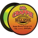 Mr Crappie Mega Spool 4lb 2000 yd HiVis - Mr-Crappie-Baits