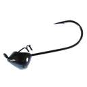 Missile Bait Warlock Head 1/4oz Black 3pk - Missile-Bait