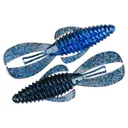 Strike King Rage Bug 4" Soft Bait Blue Bug 7pk - Strike-King-Lures