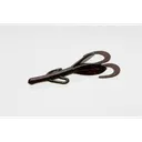 Zoom Baby Brush Hog 4'' Black Red Glitter 12pk - Zoom-Baits