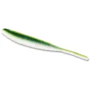 Yamamoto Shad Shape Worm Watermelon/White 10pk - Gary-Yamamoto-Lures