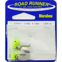 Road Runner Marabou 1/8 oz Chartreuse/White - Road-Runner-Rigs